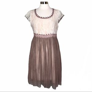 a’Reve two tone lace dress L